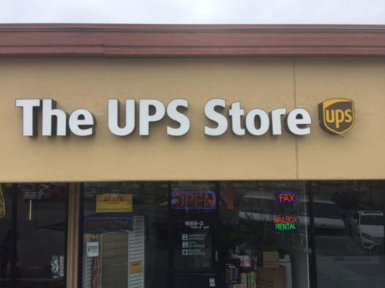 Signage for The UPS Store SJP Signs